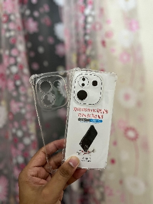 Picture of iQOO Z9s Pro 5G / Vivo T3 Pro 5G Back Cover | Heavy Duty Hybrid Back Cover Tranparent Full Clear Soft Longlasting Usable Back Case iQOO Z9s Pro 5G / Vivo T3 Pro 5G Back Cover | Heavy Duty Hybrid
