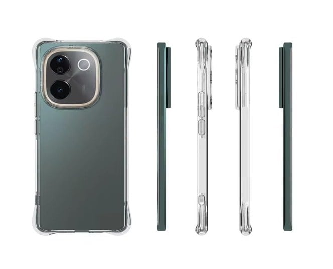 Picture of iQOO Z9s Pro 5G / Vivo T3 Pro 5G Back Cover | Heavy Duty Hybrid Back Cover Tranparent Full Clear Soft Longlasting Usable Back Case iQOO Z9s Pro 5G / Vivo T3 Pro 5G Back Cover | Heavy Duty Hybrid