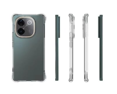 Picture of iQOO Z9s Pro 5G / Vivo T3 Pro 5G Back Cover | Heavy Duty Hybrid Back Cover Tranparent Full Clear Soft Longlasting Usable Back Case iQOO Z9s Pro 5G / Vivo T3 Pro 5G Back Cover | Heavy Duty Hybrid