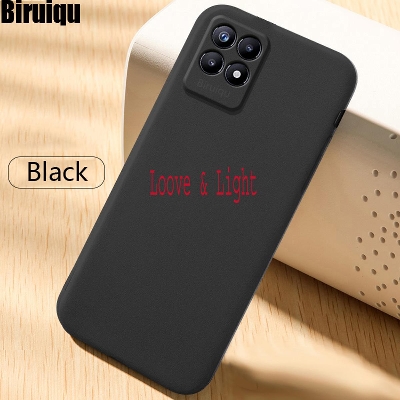 Picture of For Realme Narzo 50 Soft Liquid Silicone Slim Skin Coque Protective back cover Case