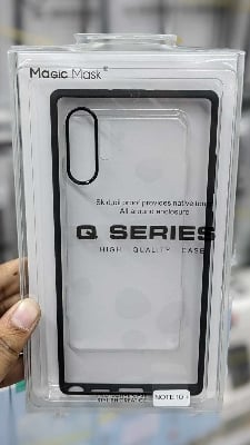 Picture of For Samsung Galaxy Note10 Plus - Luxury Premium Quality Antibacterial Q Series Clear Glass Case Cover