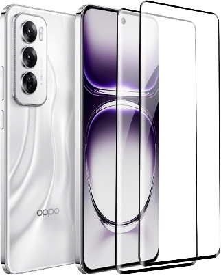 Picture of Oppo Reno 12 5G UV Glass Full HD Curved Edge Liquid UV Tempered Glass Screen Protector