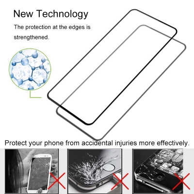 Picture of For Reno 12F Acrylic Anti Drop Phone Case OPPO Reno 12f Tempered Glass Screen Protector Film