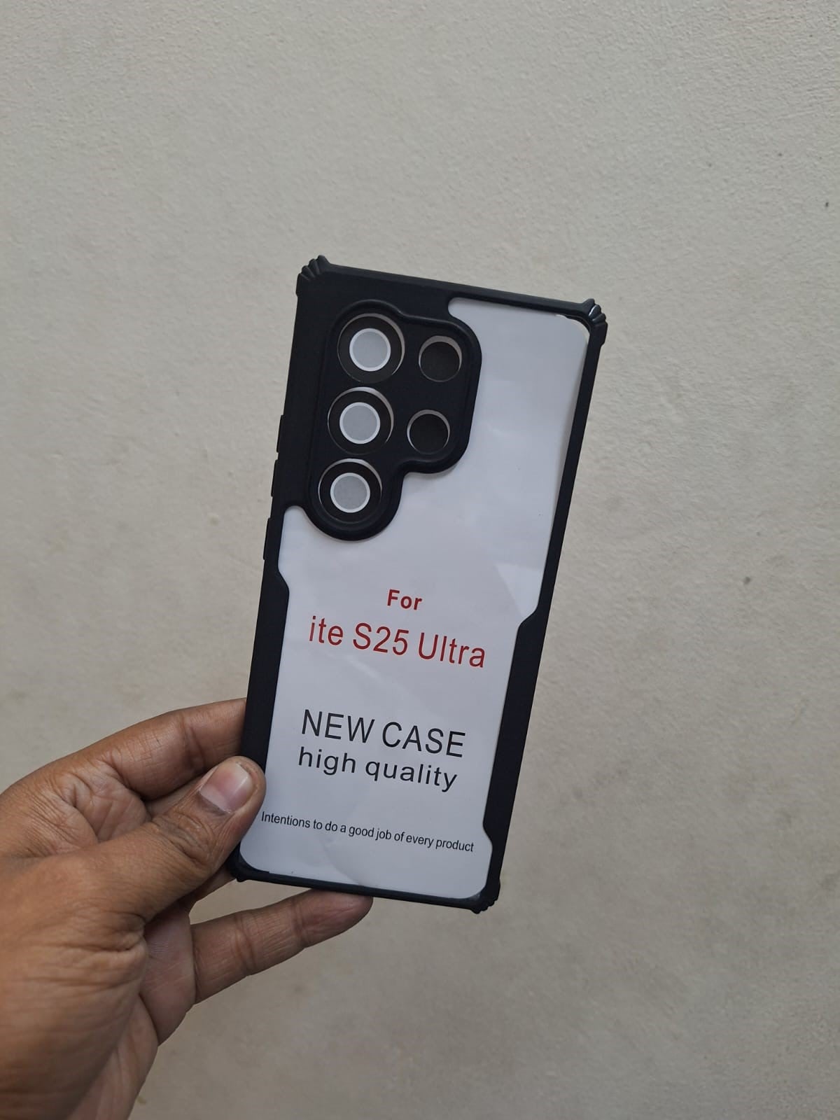 Picture of itel S25 Ultra Xundd Protective Airbag Bumper Transparent Back Side Clear Phone Case For itel S25 Ultra Back Cover