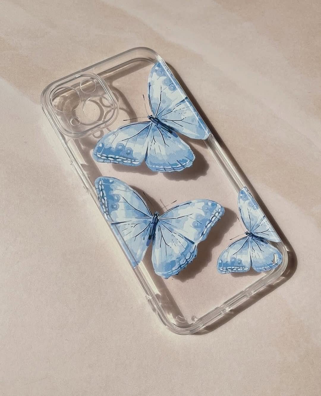 Picture of for iphone 13 /13 pro / 13 pro max soft butterfly printed back cover