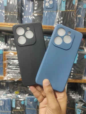 Picture of For Infinix Note 30 Pro Slim Matte Cover Liquid Silicone Stylish and Protective Back Cover Case for Your Device