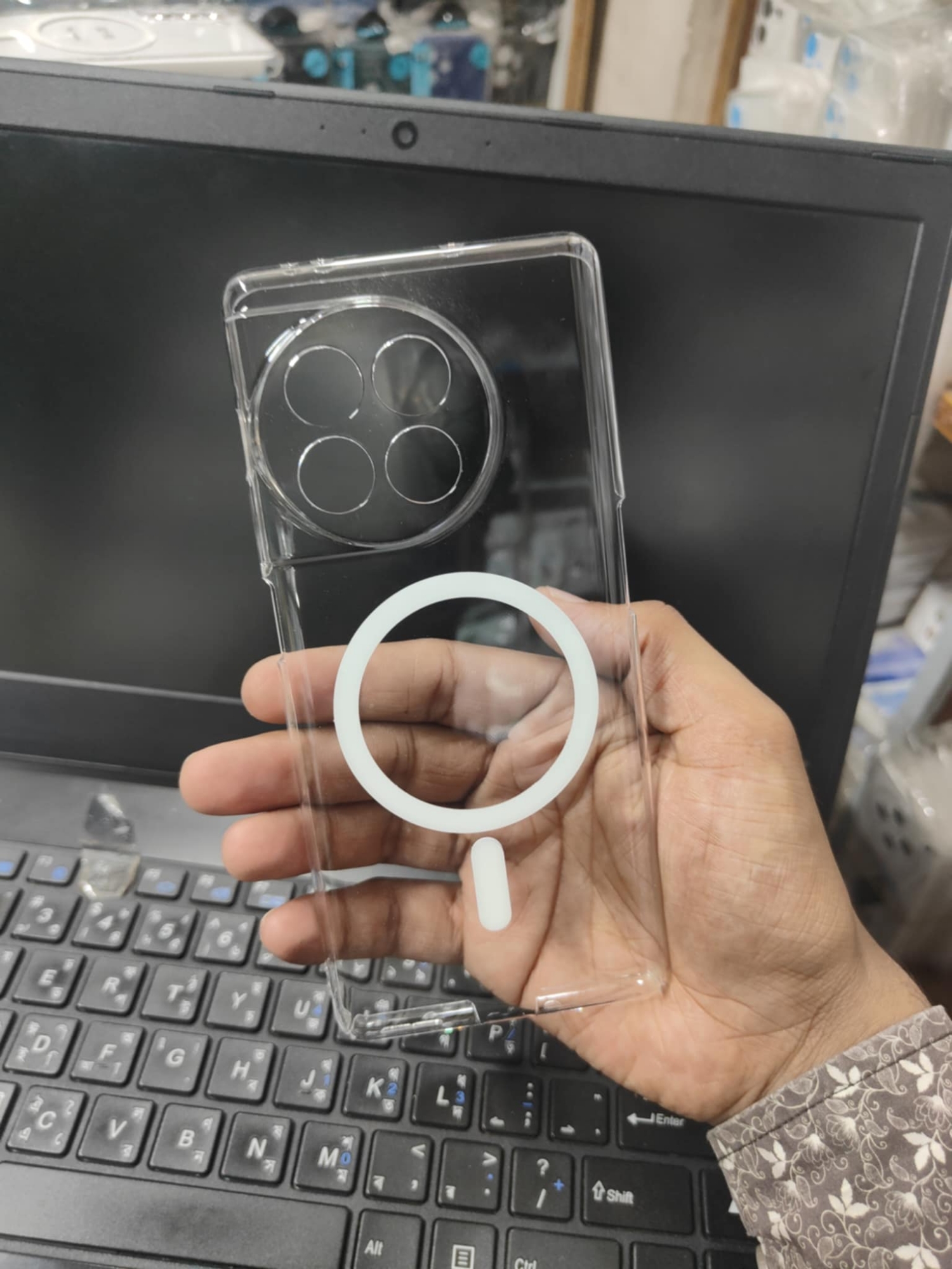 Picture of OnePlus 11R Magsafe Transparent PC Hard Crystal Back Cover