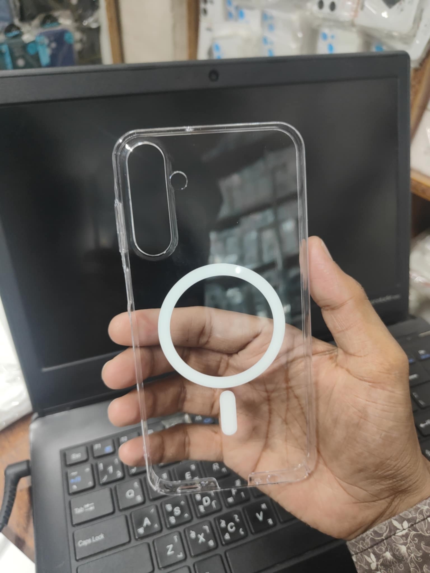 Picture of Samsung A34 Magsafe PC Hard Crystal Back Cover