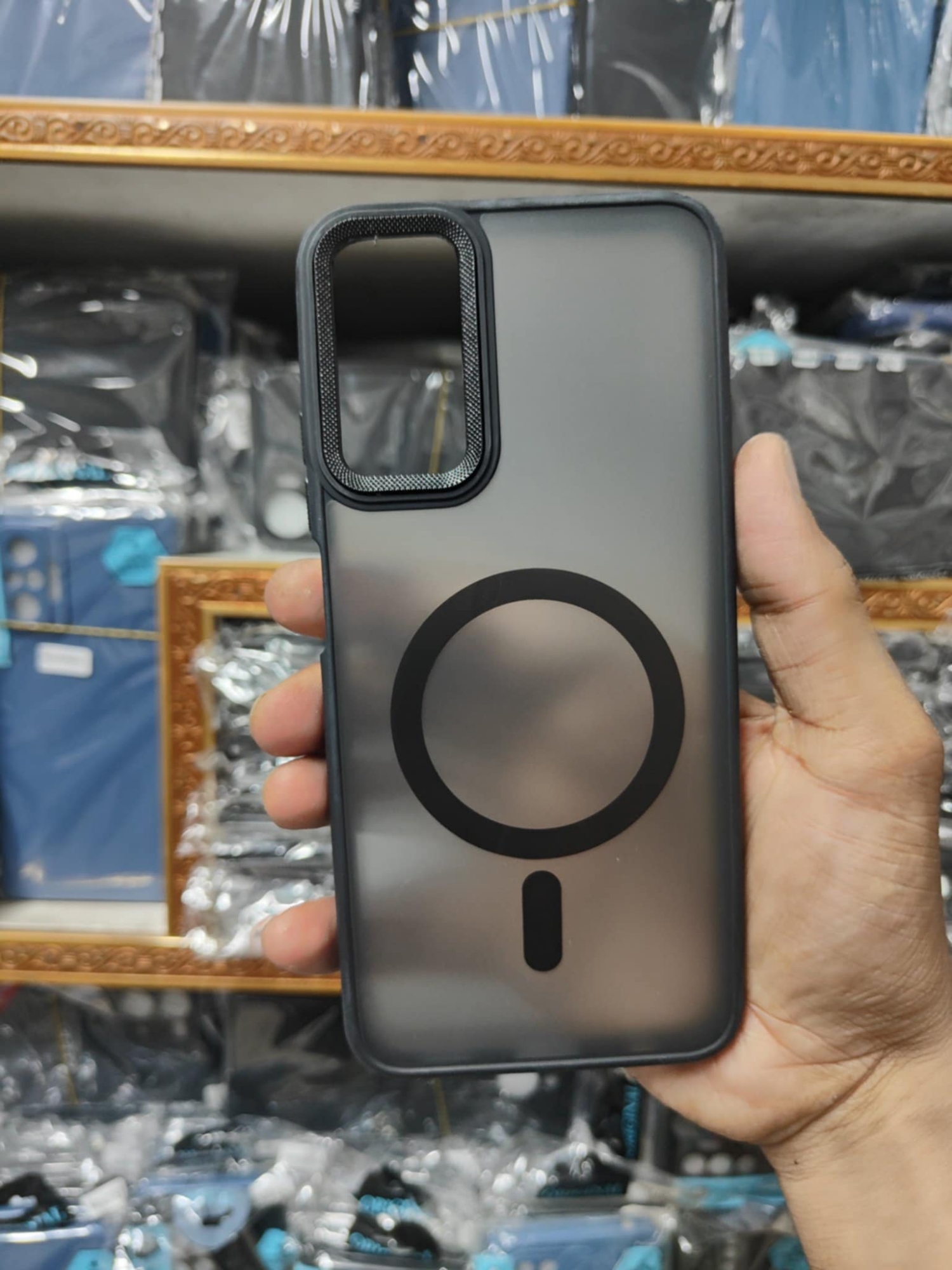 Picture of For oppo A17/Oppo A17K  Magsafe Matte Skin Back Cover