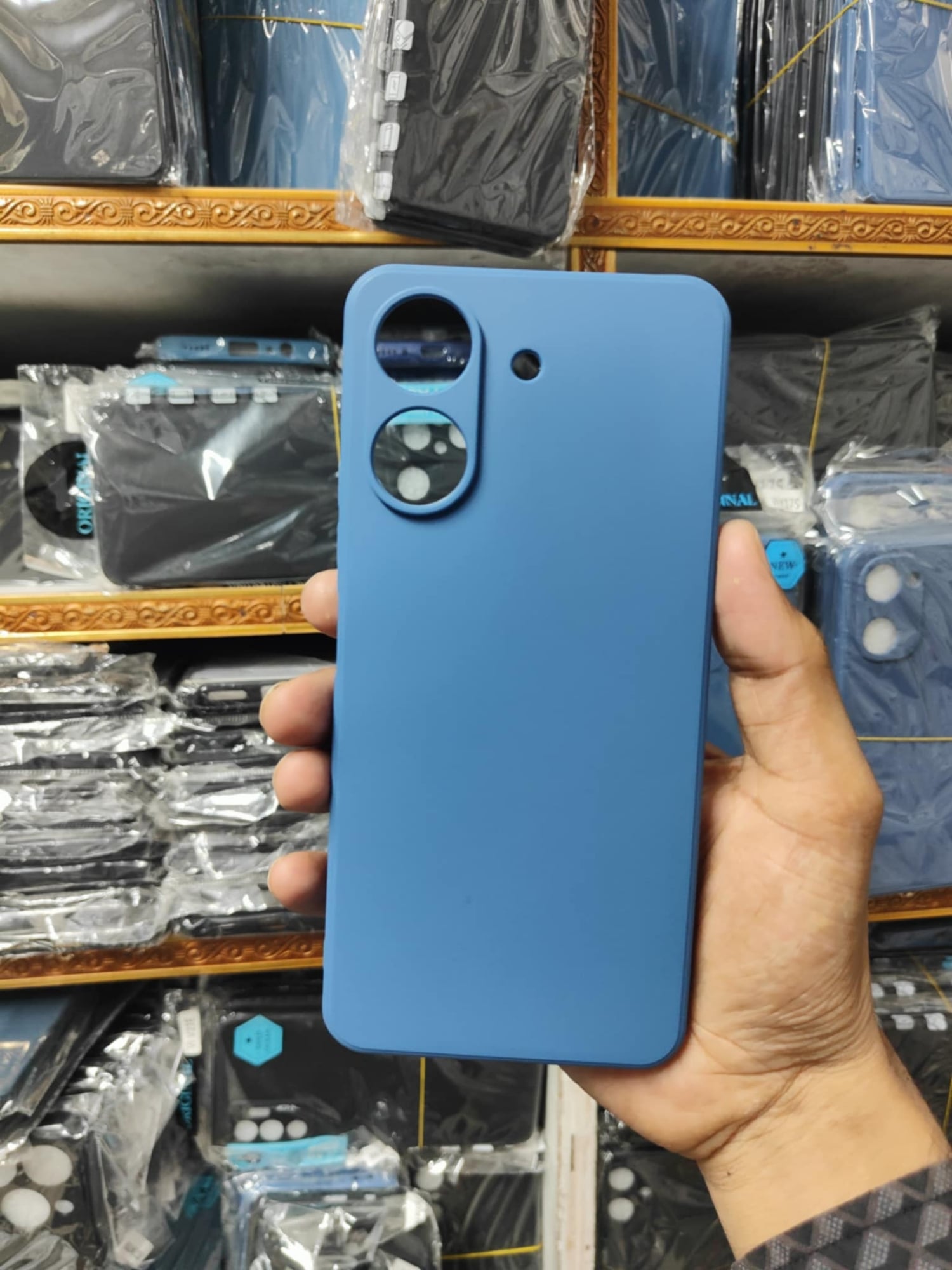 Picture of Case for Xiaomi Redmi 13C 13 C Luxury Square Liquid Silicone Phone Cover For Redmi 13C Redmi13c Soft Coque Cases For 13C 4G