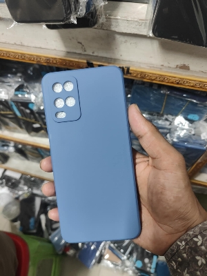 Picture of For OPPO A54 4G / OPPO A54 2021 Silicone Case Soft Sandstone Slim Matte Cover Liquid Silicone Case For OPPO A54 Back Cover Case Smartphone