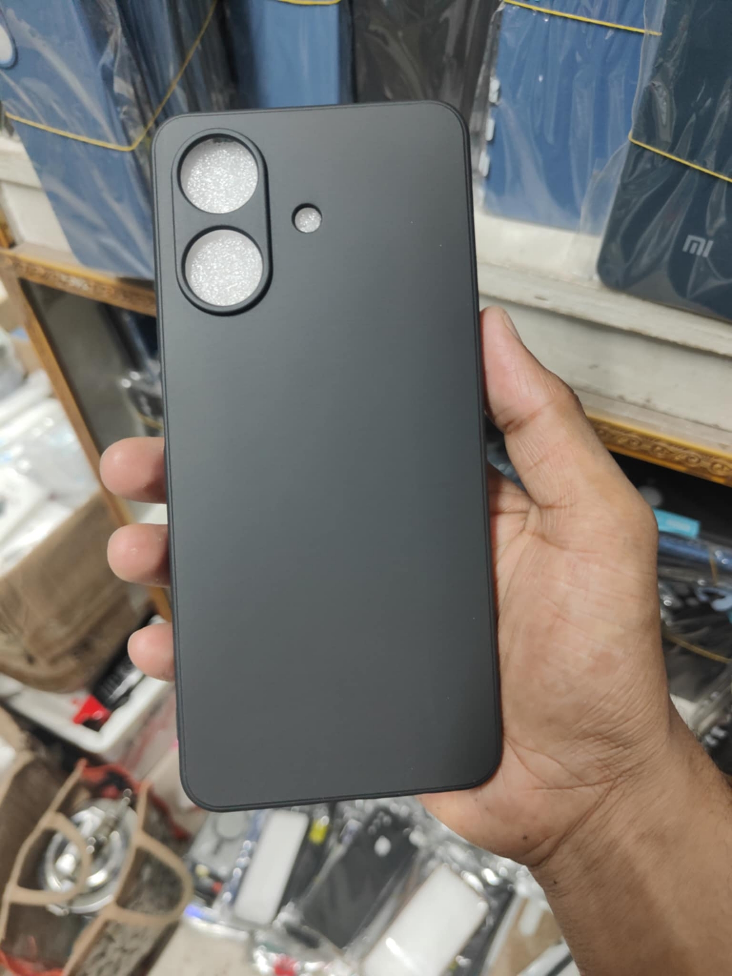 Picture of Realme Note 60/NARZO N61  Heavy Strong Liquid Silicone Soft Gel Rubber Shockproof Cover Case Back Cover