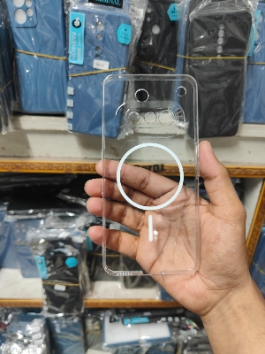 Picture of Anti Yellow Unique Case For Nothing Phone (3a) Clear Hard Transparent Magsafe Phone Back Cover Nothing Phone 3A