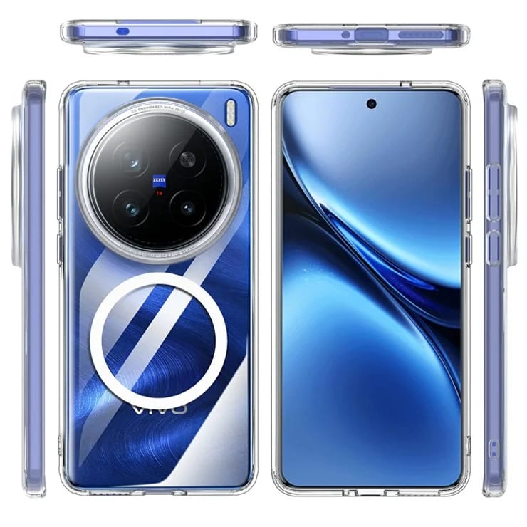 Picture of For Vivo X200 Pro Magsafe Transparent PC Hard Crystal Back Cover
