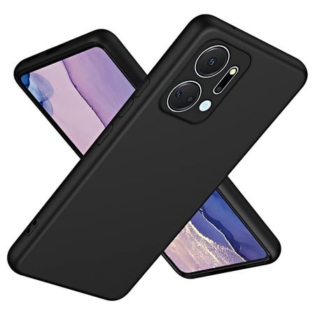 Picture of For Honor X7A 5G Heavy Strong Liquid Silicone Soft Gel Rubber Shockproof Back Cover - Camera - Phone Back Cover