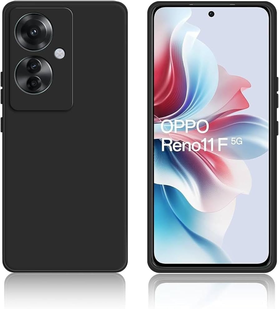 Picture of OPPO Reno 11F 5G Cover Soft Liquid Silicon Official Clothe inside Camera Protection Phone Case For OPPO Reno 11F 5G