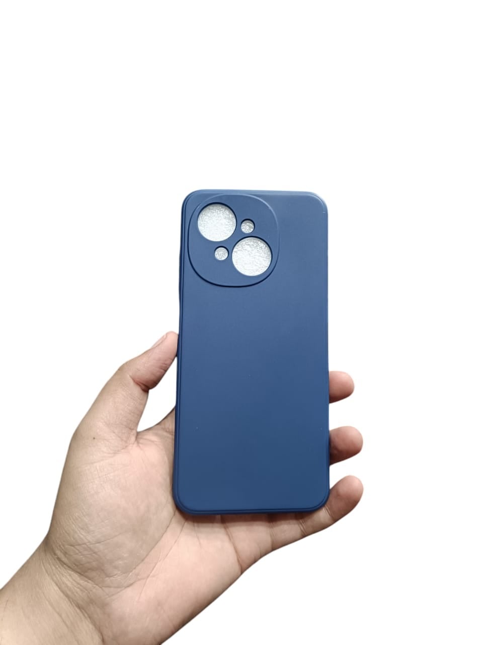 Picture of Tecno Spark Go 1 / POP 9 Back Cover Soft Matt Official Clothe Inside Liquid Silicon Case Camera Protection Phone Case for Tecno Spark Go 1 / POP 9