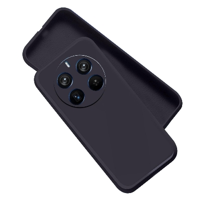 Picture of Realme 12 Plus ( 12+ ) / Realme 12 4G Cover Soft Liquid Silicon Official Clothe inside Camera Protection Phone Case For Realme 12 Plus / Realme 12