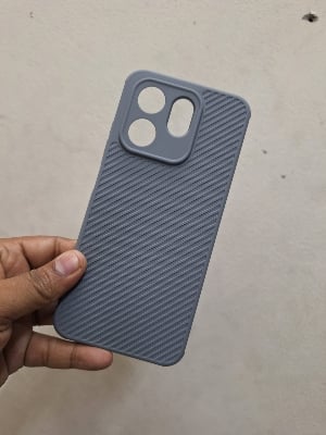 Picture of Infinix Smart 9 / Smart 9 HD / Hot 50i Back Cover Soft Matt Official Clothe Inside Liquid Silicon Case Camera Protection Phone Case for Infinix Hot 50i / Smart 9 / Smart 9 HD