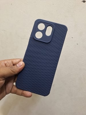 Picture of Infinix Smart 9 / Smart 9 HD / Hot 50i Back Cover Soft Matt Official Clothe Inside Liquid Silicon Case Camera Protection Phone Case for Infinix Hot 50i / Smart 9 / Smart 9 HD