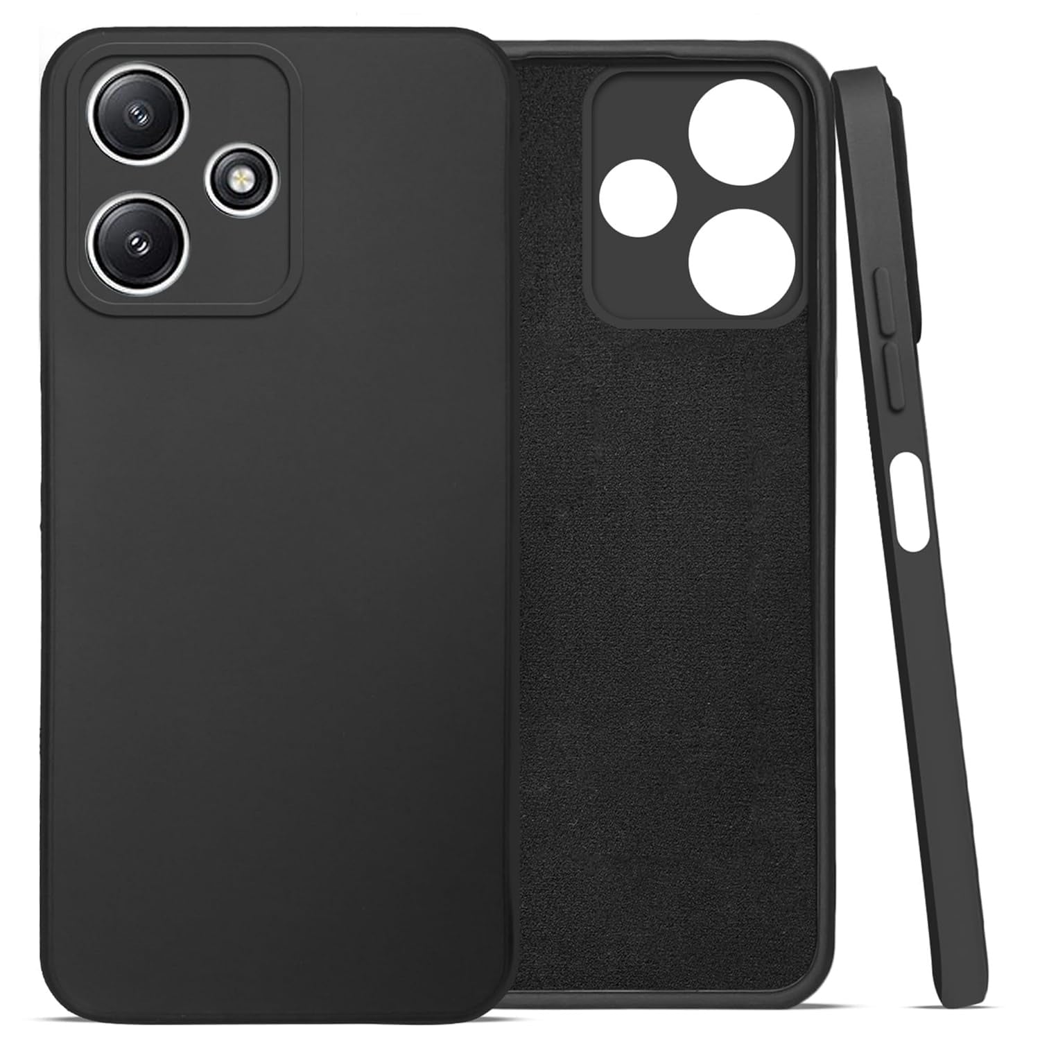 Picture of Redmi 13 4G Back Cover Soft Official Clothe Inside Camera Protection Phone Case for Redmi 13 4G