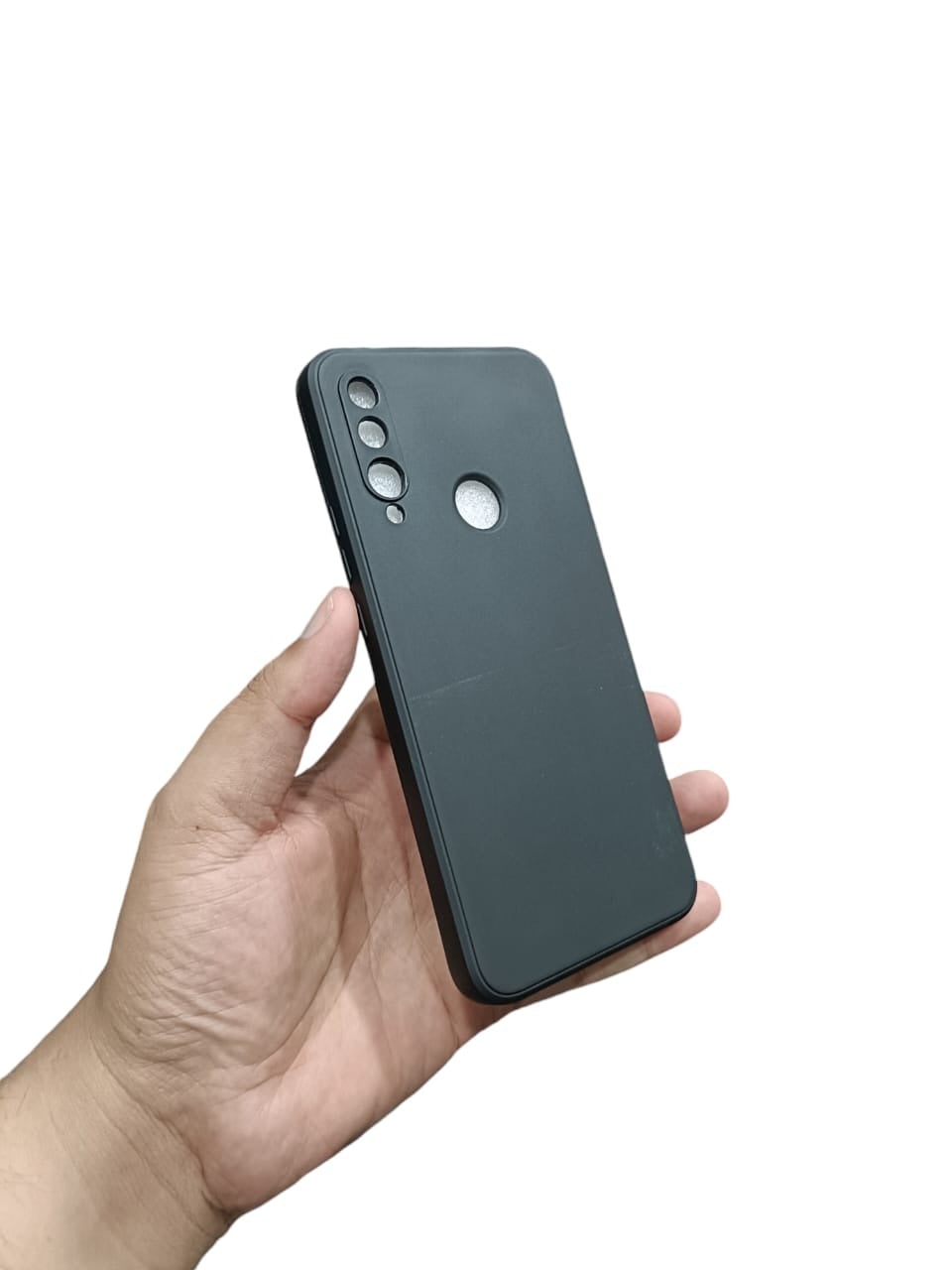 Picture of Huawei Y9 Prime 2019 Back Cover Soft Matt Liquid Silicone Official Clothe Inside Camera Protection Phone Case for Huawei Y9 Prime 2019