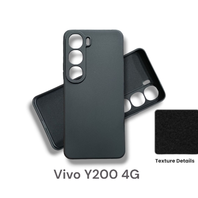 Picture of Vivo Y200 4G Cover Soft Matt Liquid Silicon Official Clothe inside Camera Protection Phone Case For Vivo Y200 4G