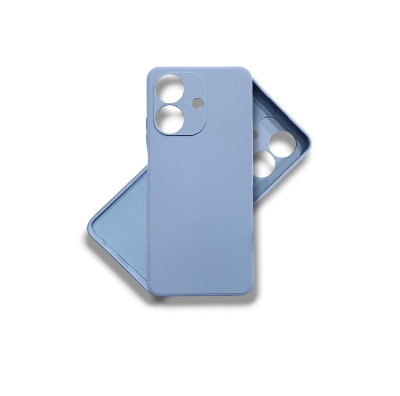 Picture of Realme Note 60 / Note 60x Cover Soft Matt Liquid Silicon Official Clothe inside Camera Protection Phone Case For Realme Note 60 / Note 60x