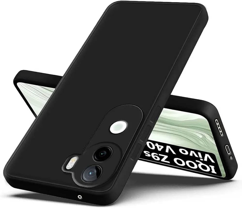 Picture of Vivo V40E 5G Back Cover Soft Matt Official Clothe Inside Liquid Silicon Case Camera Protection Phone Case for Vivo V40E 5G