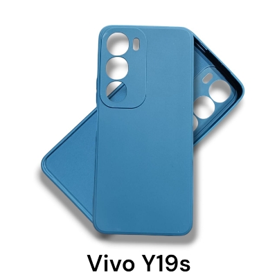 Picture of Vivo Y19s 4G Back Cover Soft Matt Liquid Silicon Anti Shock Design Camera Protection Phone Case Vivo Y19s 4G