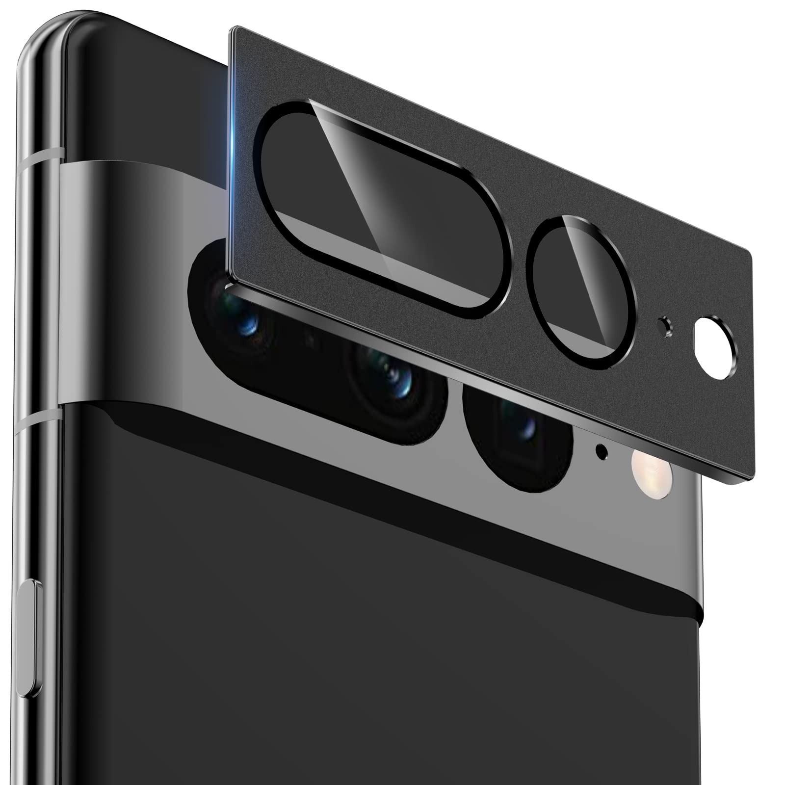 Picture of Google Pixel 6 / 6 Pro / 7 / 7 Pro/ 8/ 8 Pro/ 6A/7A Lens Shield Latest Generation Curvy Border Glass Membrane HD Tempered Glass Camera Full Lens Protector