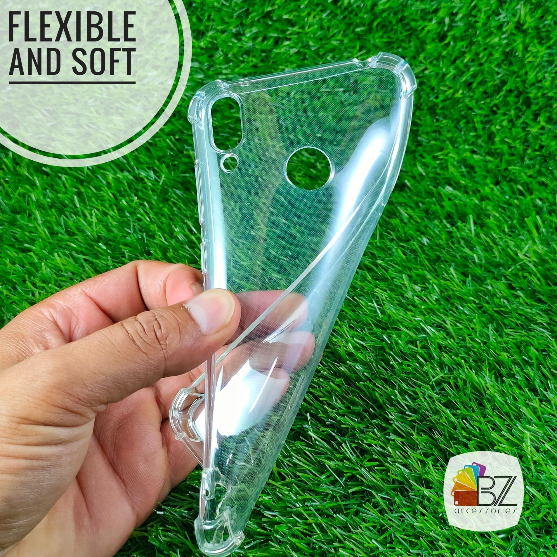 Picture of For Huawei Y7 Prime 2019, Enjoy 9, Y7 2019 Clear Cover Soft Thin Anti-Scratches Crystal Case(Transparent)