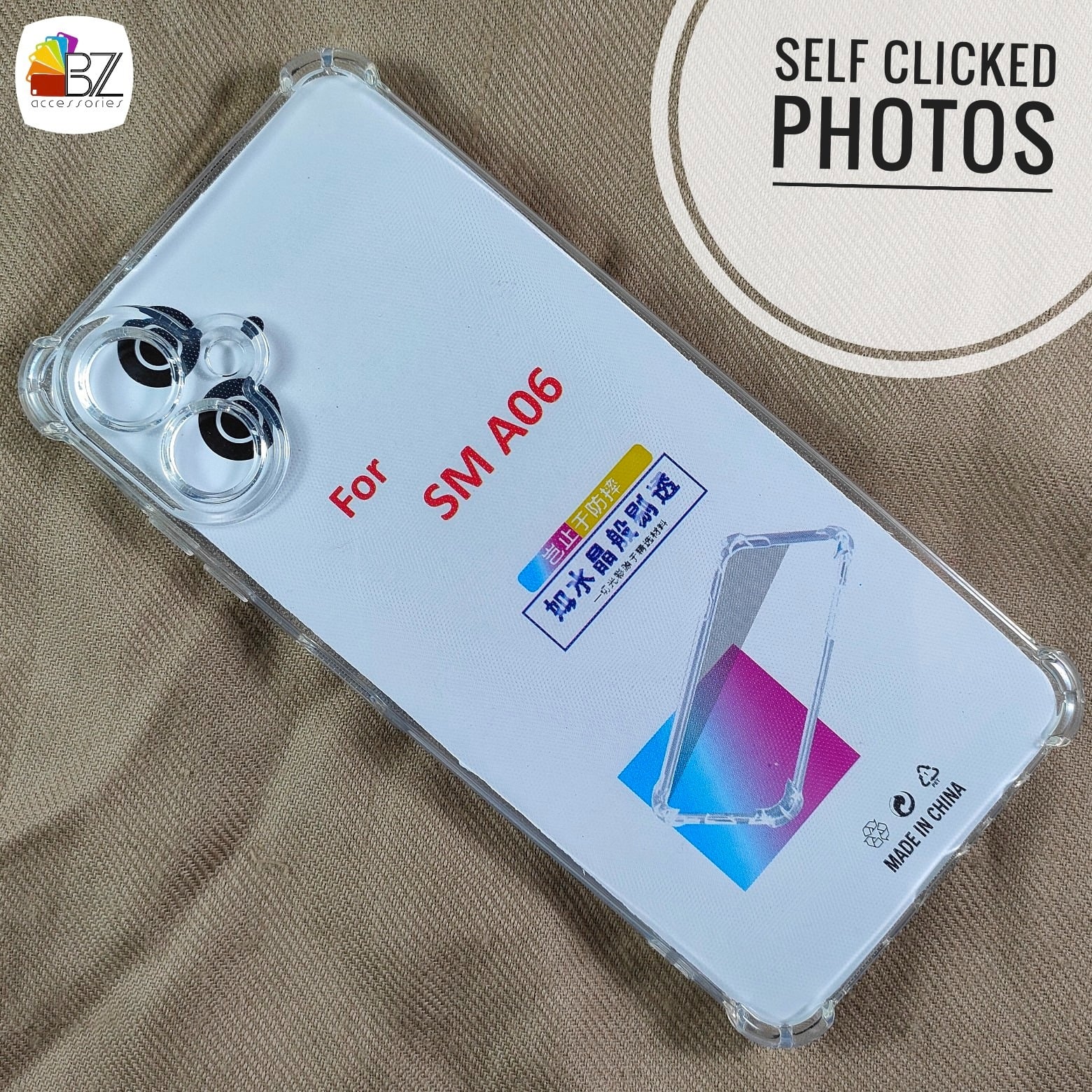 Picture of Samsung Galaxy A06 Premium Silicone Case Crystal Clear Soft TPU Ultra-Thin Transparent Flexible Protective Mobile Phone Back Cover
