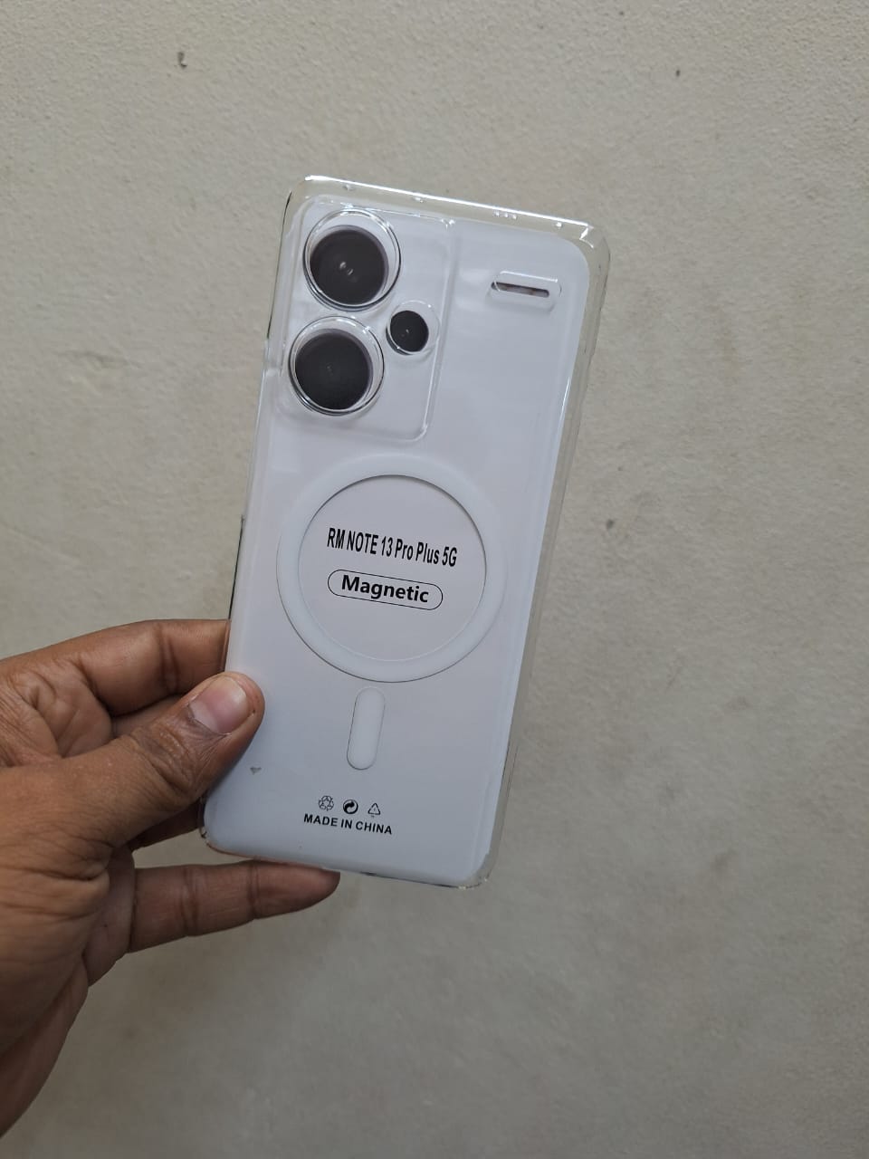 Picture of Anti Yellow Unique Case For note 13 pro plus Clear Hard Transparent Phone Back Cover