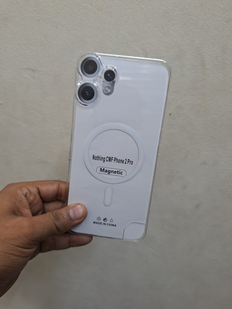 Picture of Anti Yellow Unique Case For nothing phone cmf 2 pro Clear Hard Transparent Phone Back Cover