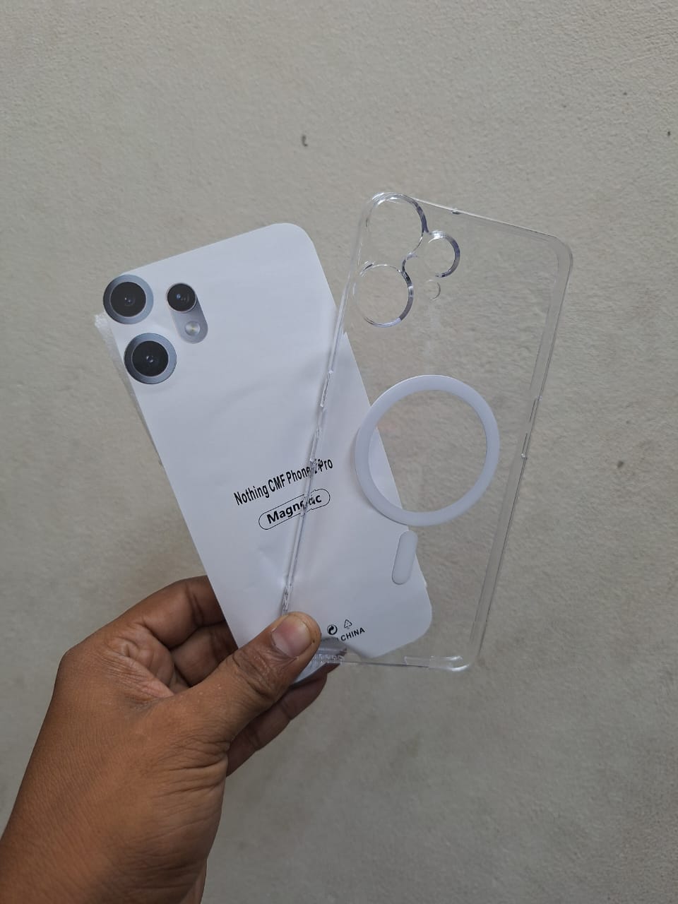 Picture of Anti Yellow Unique Case For nothing phone cmf 2 pro Clear Hard Transparent Phone Back Cover