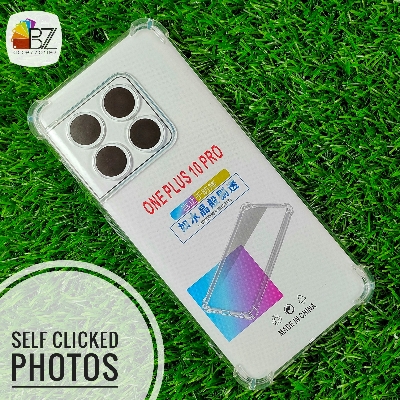 Picture of Oneplus 10 Pro - Airbag Antishock - Drop Resistance - Flexible TPU Back Cover Case - With Camera Protection Bump