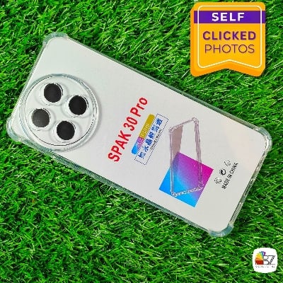 Picture of Tecno Spark 30 Pro - Airbag Antishock - Drop Resistance - Flexible TPU Back Cover Case - With camera Lens Protection