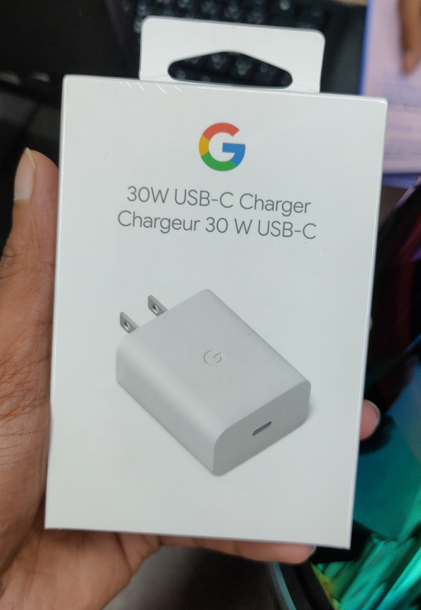 Picture of Google 30W USB C Fast Charger with Quick Charge 3.0 for Pixel and Type C Devices