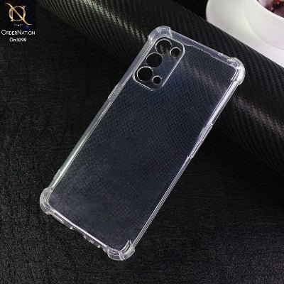Picture of Oppo Reno 4 4G Camera Protection Premium Silicone Case Crystal Clear Soft TPU Ultra-Thin Transparent Flexible Protective Mobile Phone Back Cover oppo reno 4