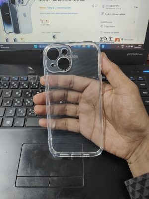 Picture of For Apple iPhone 15 / iPhone 15 Plus / iPhone 15 Pro / iPhone 15 Pro Max Luxury Transparent Silicone Protect Back Cover Soft Case