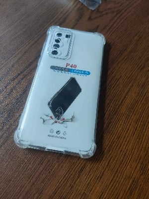 Picture of Soft Transparent TPU Silicone Case For Huawei P40 Phone Back Cover Case Slim Soft TPU Clear Cover