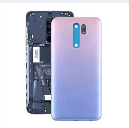 Picture of Xiaomi Redmi 9 - ( Polycarbonate Plastic ) Casing / Back Shell / Back Panel / Battery Cover / Back Door / Back Replacement Part With Button