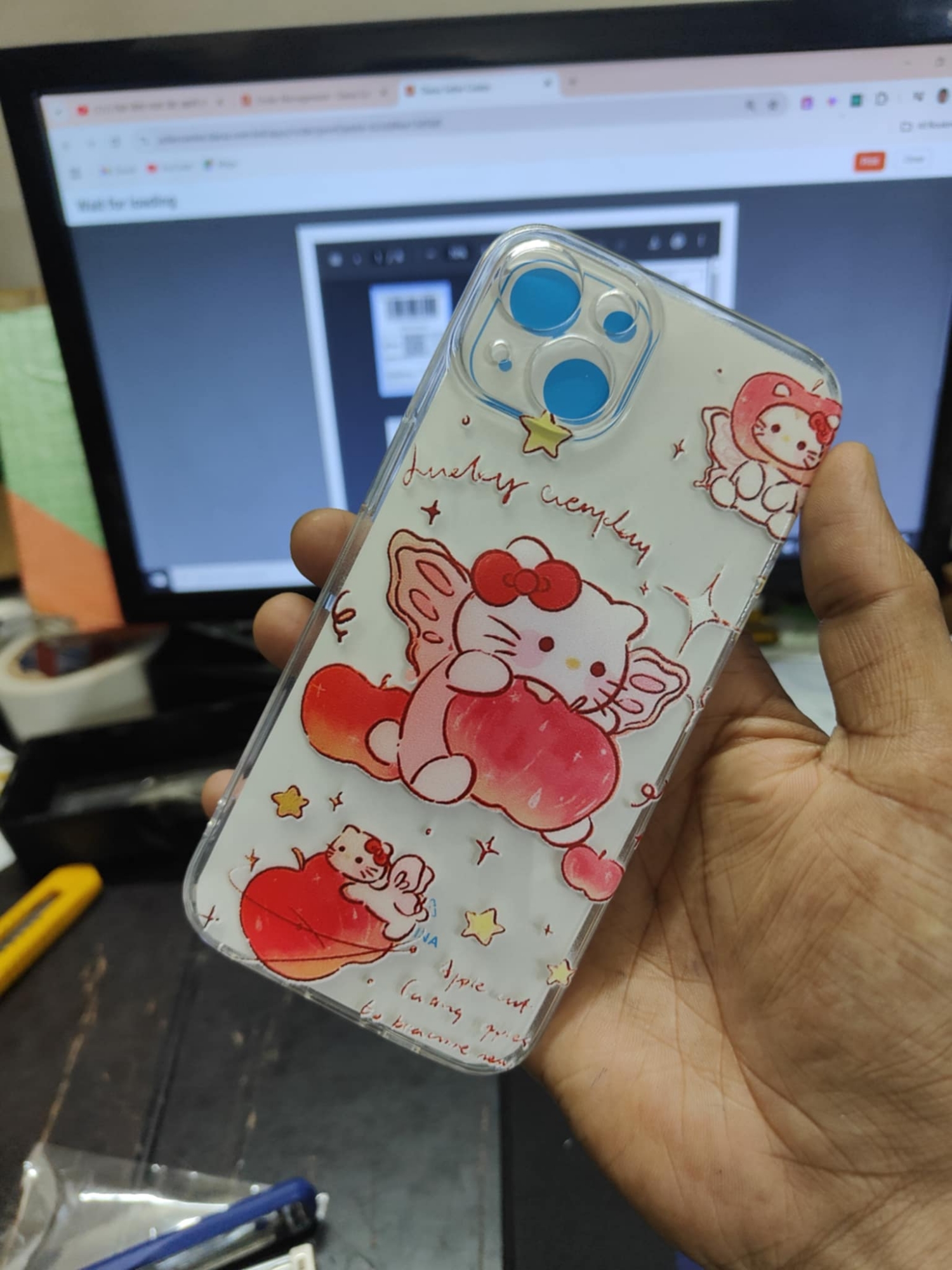 Picture of Customized Mobile Back Cover.Available for iphone 11 to iphone 16 Pro Max