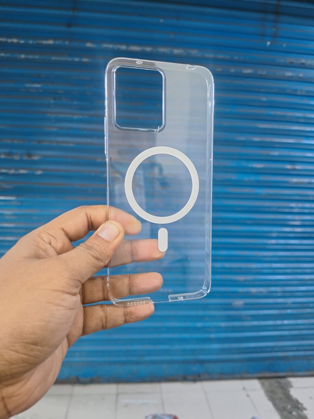 Picture of For Redmi 13c Anti yellow Magsafe clear plastic slim premium back cover