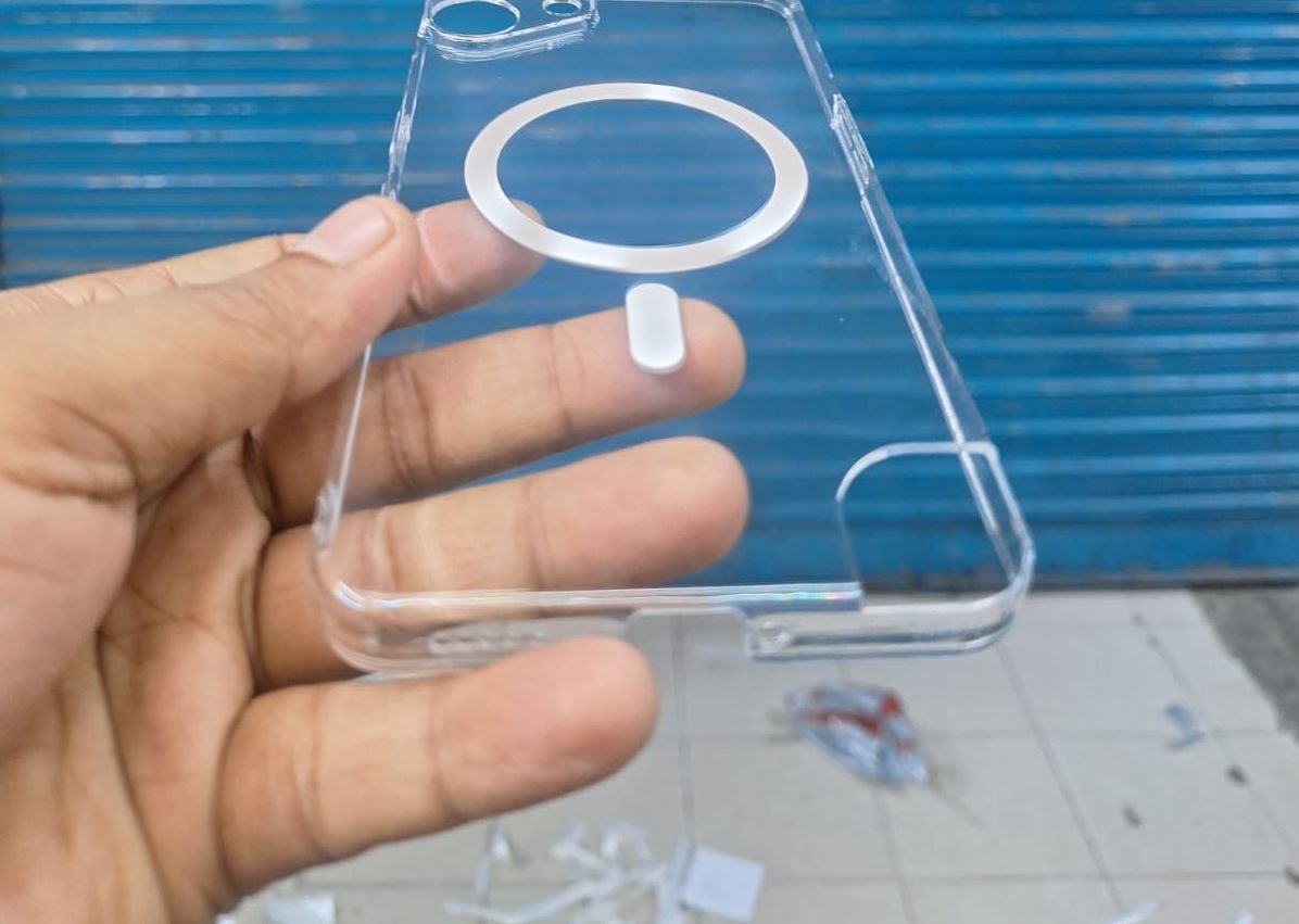 Picture of For Redmi 13c Anti yellow Magsafe clear plastic slim premium back cover
