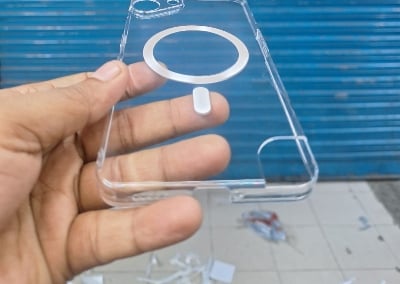 Picture of For Redmi 13c Anti yellow Magsafe clear plastic slim premium back cover