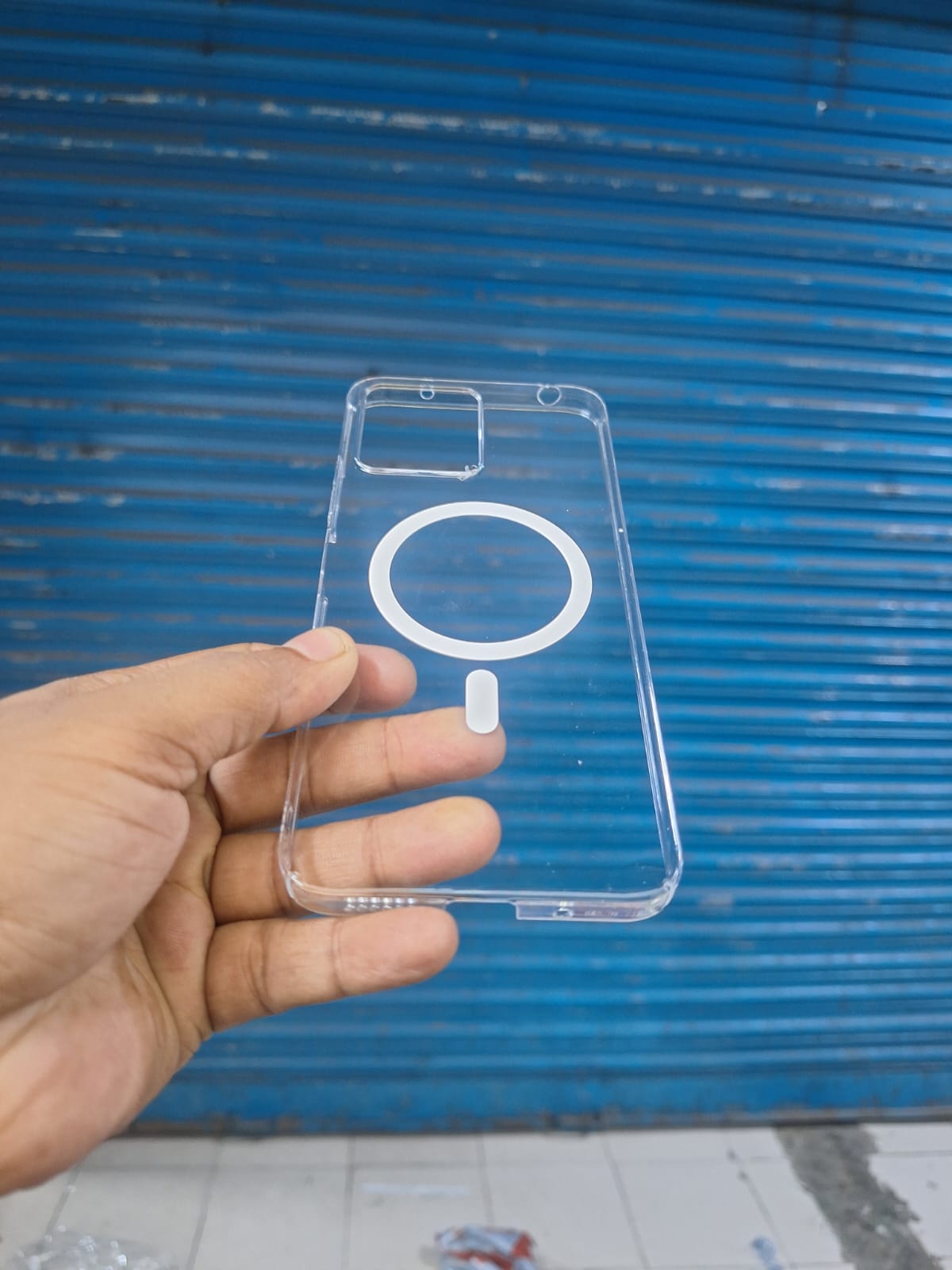 Picture of For Redmi 13 4g /5gAnti Yellow Magsafe Unique Case Clear Hard Transparent Phone Back Cover