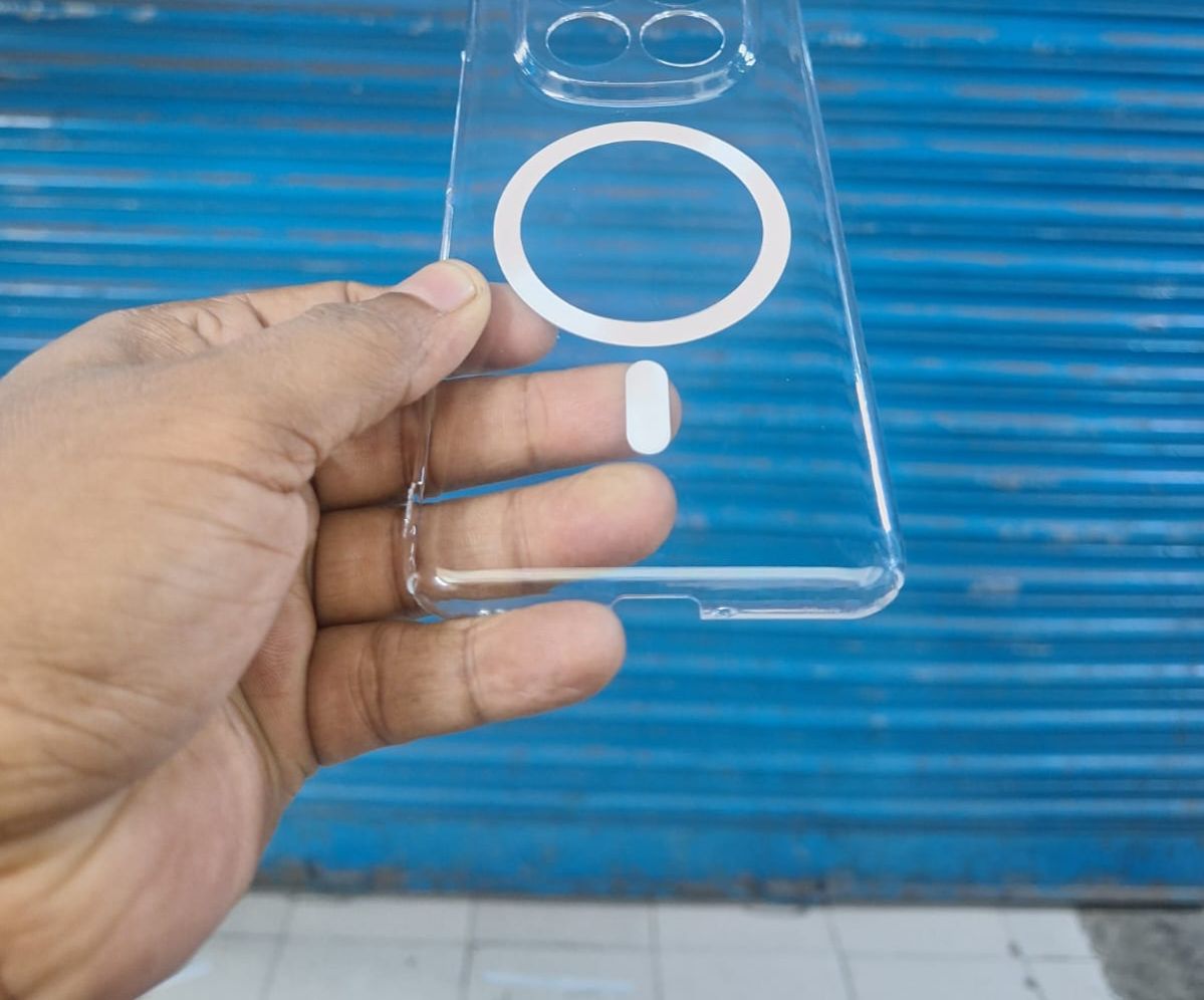 Picture of For Redmi 14c Anti yellow Magsafe clear plastic slim premium back cover