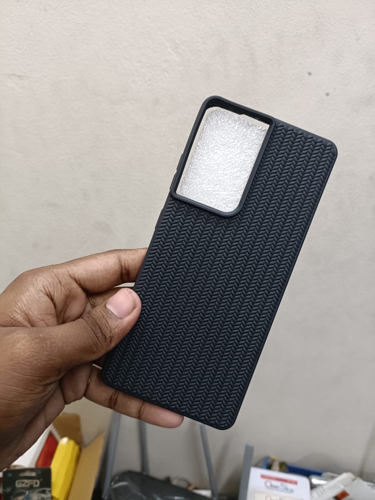 Picture of Luxury Knitting Grain Phone Case For samsung gelaxy s21 ultra  Bumper Soft Silicone Cases Cover